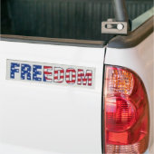 Freedom_Bumper Autoaufkleber (Auf Lkw)