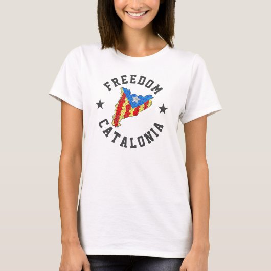 Freedom Catalonia T-Shirt (Vorderseite)
