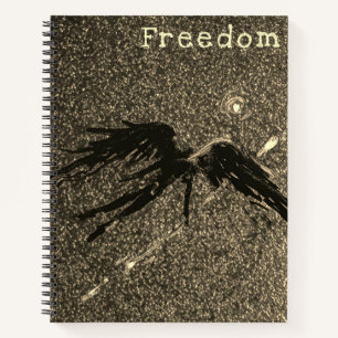 Freedom Companion im Weltraum Notizblock