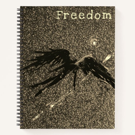 Freedom Companion im Weltraum Notizblock (Vorderseite)