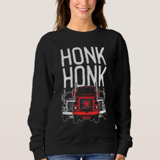 Freedom Convoy 2022 Honk Honk Honk for Truckers Ma Sweatshirt