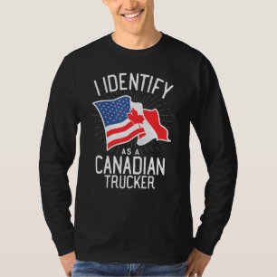Freedom Convoy 2022 I identifiziere sich als kanad T-Shirt