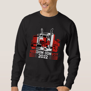 Freedom Convoy 2022 Kanadische LKW-T-Shirts Maple  Sweatshirt