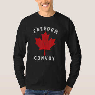 Freedom Convoy 2022 Kanadische LKW-T-Shirts Maple T-Shirt