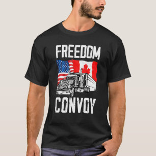 Freedom Convoy 2022 Kanadische LKW-T-Shirts Maple  T-Shirt