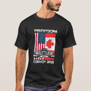 Freedom Convoy 2022 Kanadische LKW unterstützen T-Shirt