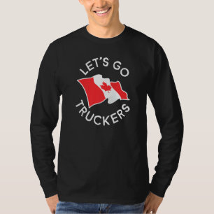 Freedom Convoy 2022 Lass S Go Truckers Unterstützu T-Shirt