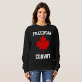 Freedom Convoy 2022 Trucker Kanada Sweatshirt (Vorne ganz)