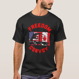 Freedom Convoy 2022 Unterstützung der kanadischen T-Shirt