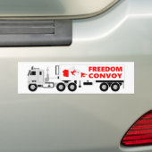 Freedom Convoy Kanada Kanadische Flagge Autoaufkleber (Auf Auto)