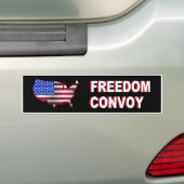 Freedom Convoy USA Flag Autoaufkleber (Auf Auto)