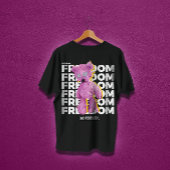FREEDOM coole städtische Straßenbekleidung T-Shirt