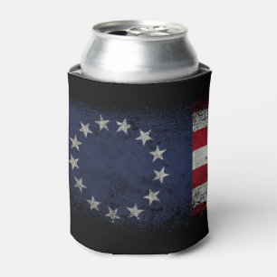 FREEDOM-COOLE Vintage Betsy-Ross-Flagge Dosenkühler