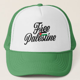Freedom Crown: 'Free Palestine' Advocacy Hat Truckerkappe