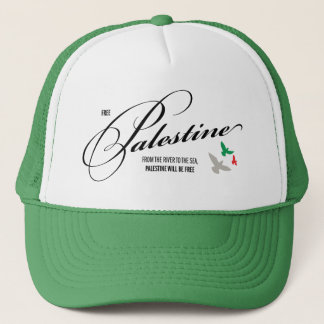 Freedom Crown: 'Free Palestine' Advocacy Hat Truckerkappe