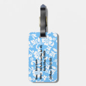 Freedom Crusin' Hawaiian Woody Design Gepäckanhänger (Rückseite vertikal)