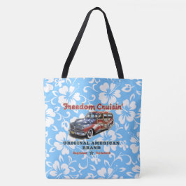 Freedom Crusin' Hawaiian Woody Hibiskus Beach Bag Tasche