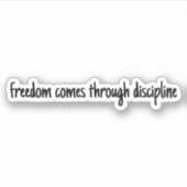 Freedom Custom-Cut Vinyl Sticker (Vorderseite)