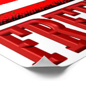 Freedom Dawg Freedom ist"t free Poster (Ecke)