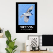 FREEDOM Demotivations-Poster Poster (Heimbüro)