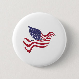 Freedom Dove Patches & Buttons