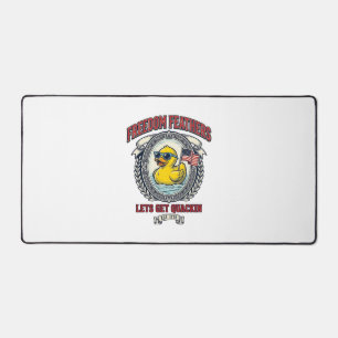 Freedom Duck Vintage Patriotischer Humor Schreibtischunterlage