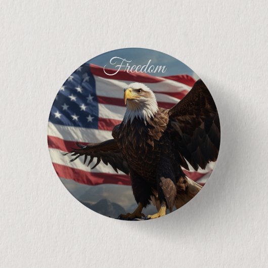 Freedom Eagle Button (Vorderseite)