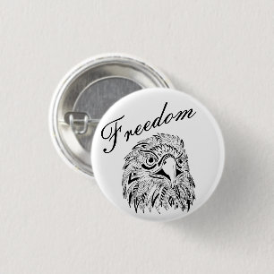 Freedom Eagle Button