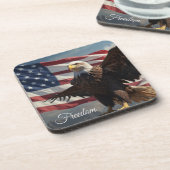 Freedom Eagle Getränkeuntersetzer (Linke Seite)