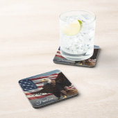 Freedom Eagle Getränkeuntersetzer (Rechte Seite)