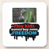 Freedom Eagle Getränkeuntersetzer (Vorderseite)