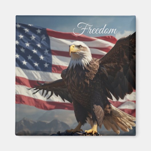 Freedom Eagle Magnet (Vorne)