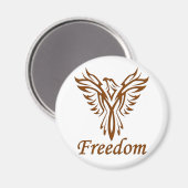 Freedom Eagle Magnet (Vorderseite/Rückseite)