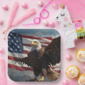 Freedom Eagle Pappteller (Party)
