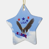 Freedom Eagle Patriotic Ornament (Links)