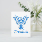 Freedom Eagle Postcard, anpassen Postkarte (Stehend Vorderseite)