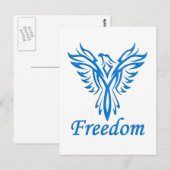 Freedom Eagle Postcard, anpassen Postkarte (Vorne/Hinten)