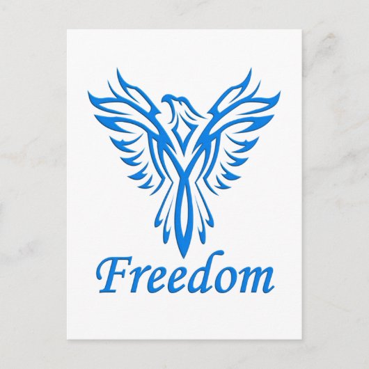 Freedom Eagle Postcard, anpassen Postkarte (Vorderseite)
