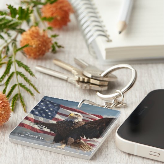 Freedom Eagle Schlüsselanhänger (Vorderseite rechts)