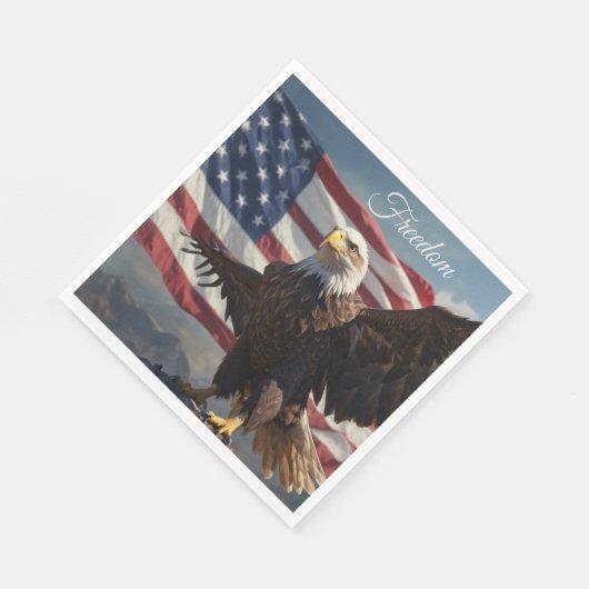 Freedom Eagle Serviette (Ecke)