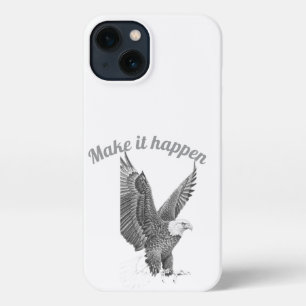 Freedom Eagle Sketch Phone Case iPhone 13 Hülle