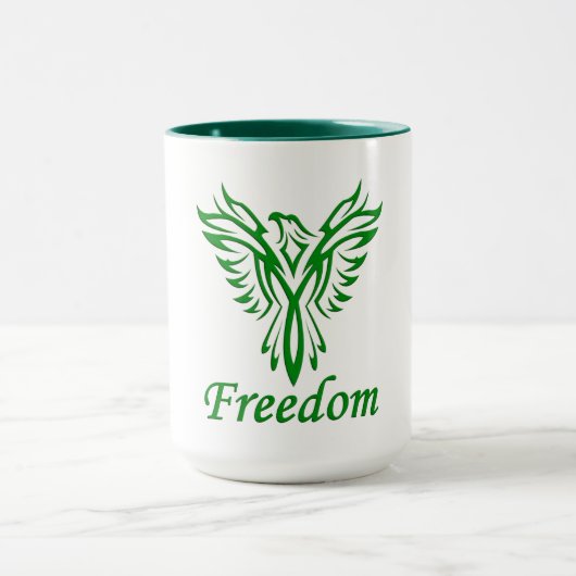 Freedom Eagle Tasse - wählen Sie Stil & Farbe (Zentrum)