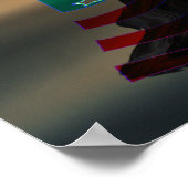 Freedom-Eagle-W-Flag-2010 Poster (Ecke)