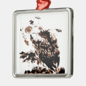 Freedom Eagles Silbernes Ornament (Links)