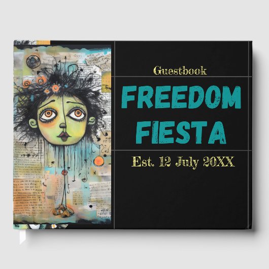 Freedom Fiesta Scheidung Rente Gästebuch (Vorderseite)