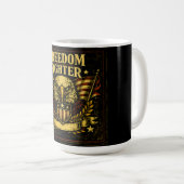 Freedom Fighter – American Defender Pride Kaffeetasse (VorderseiteRechts)