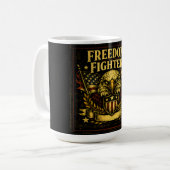 Freedom Fighter – American Defender Pride Kaffeetasse (Vorderseite Links)