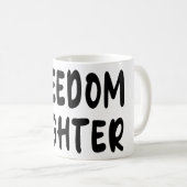 Freedom Fighter Kaffeetasse (VorderseiteRechts)