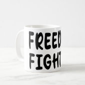 Freedom Fighter Kaffeetasse (Vorderseite Links)