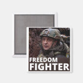 FREEDOM FIGHTER MAGNET (Vorderseite/Rückseite)